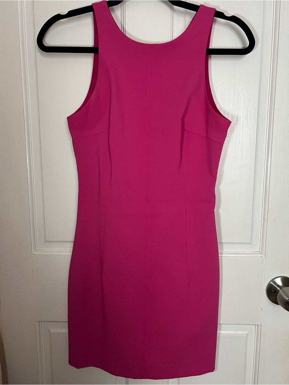 Zara Bright Fuchsia Sleeveless Mini Dress